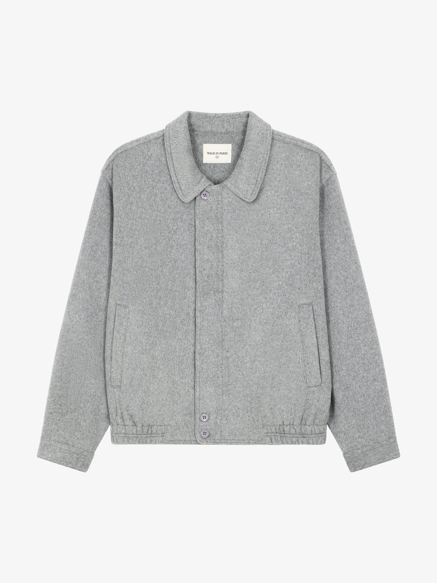 La veste en laine grise - Walk in Paris - Aura Store - vue 1