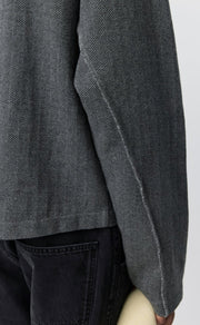 mfpen Leisure Zip Up - Grey Herringbone - Aura Store - vue 7