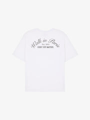 Le t-shirt Signature blanc - Walk in Paris - Aura Store - vue 2