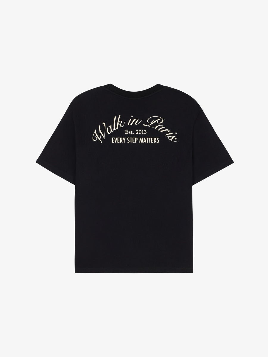 Le t-shirt Signature noir - Walk in Paris - Aura Store - vue 2