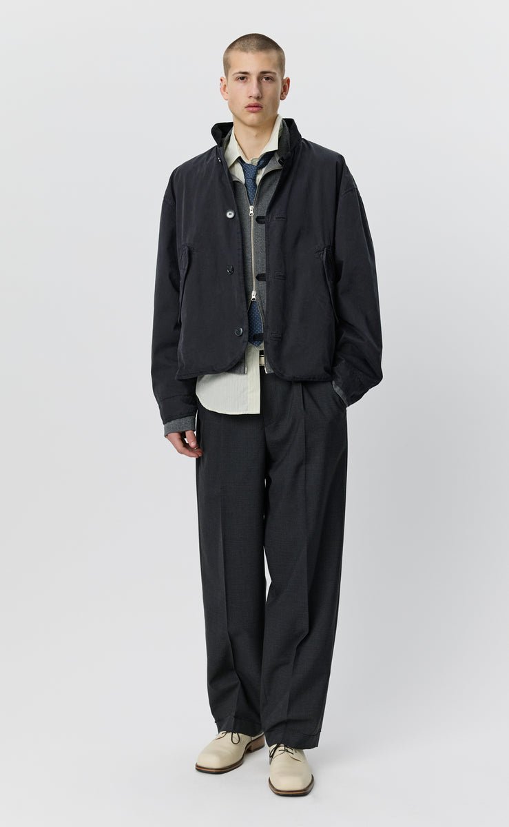 mfpen Liner Jacket - Dusty Black Dense Cotton - Aura Store - vue 2