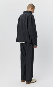 mfpen Liner Jacket - Dusty Black Dense Cotton - Aura Store - vue 4