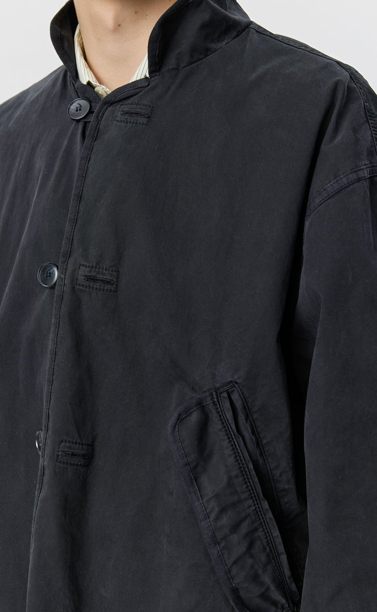 mfpen Liner Jacket - Dusty Black Dense Cotton - Aura Store - vue 6