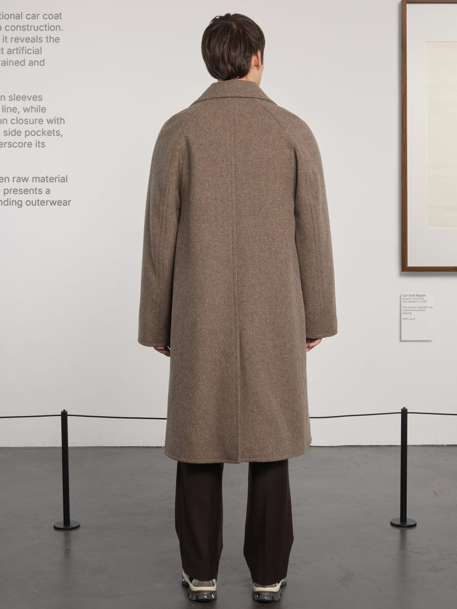 Car Coat Raglan Museum Garments beige chiné, vue 5
