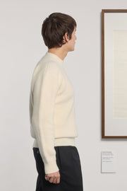 Museum Garments Deck Sweater écru en laine d'agneau mérinos - vue 4