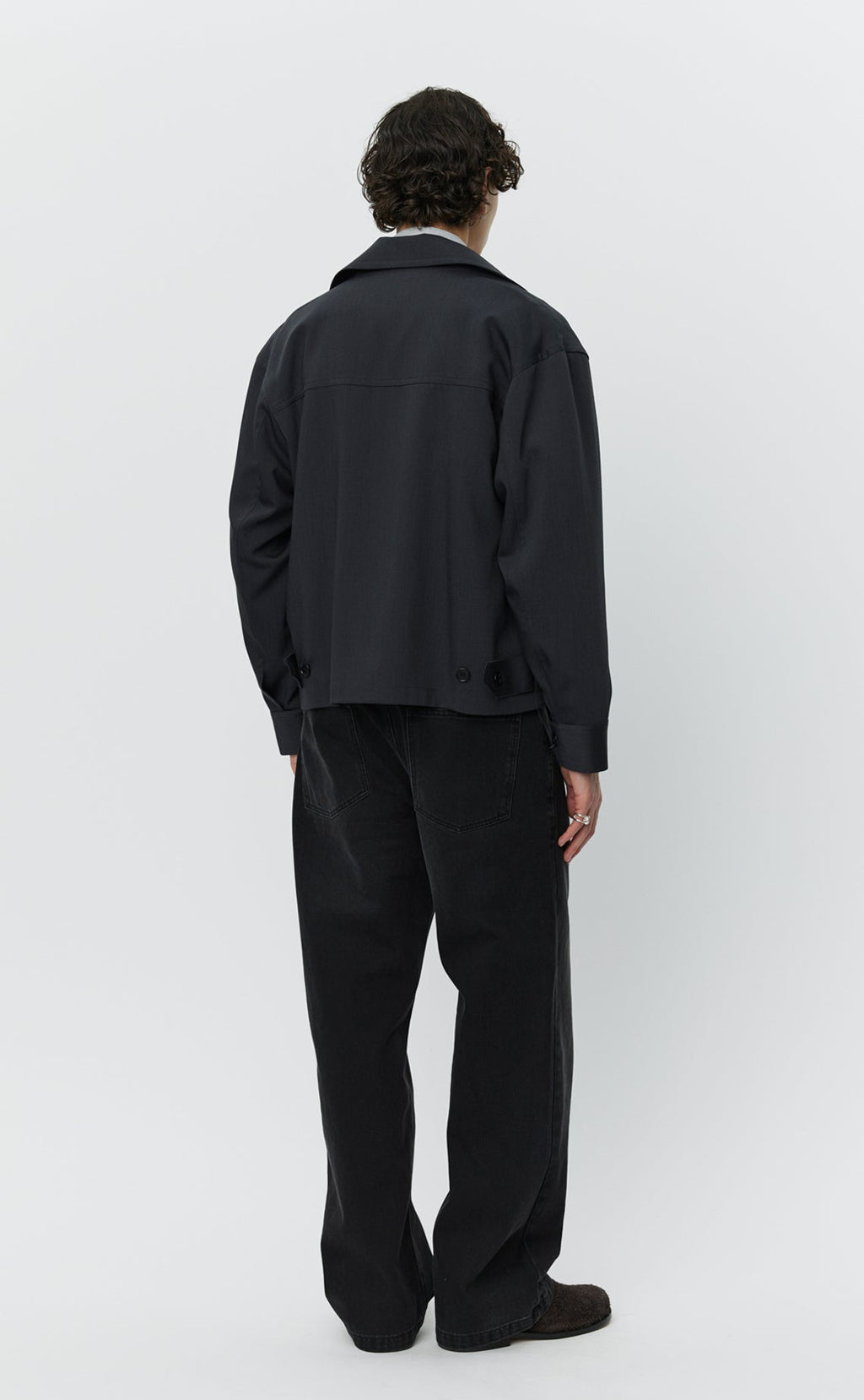 MAIL JACKET - Dark Grey Wool MFPEN