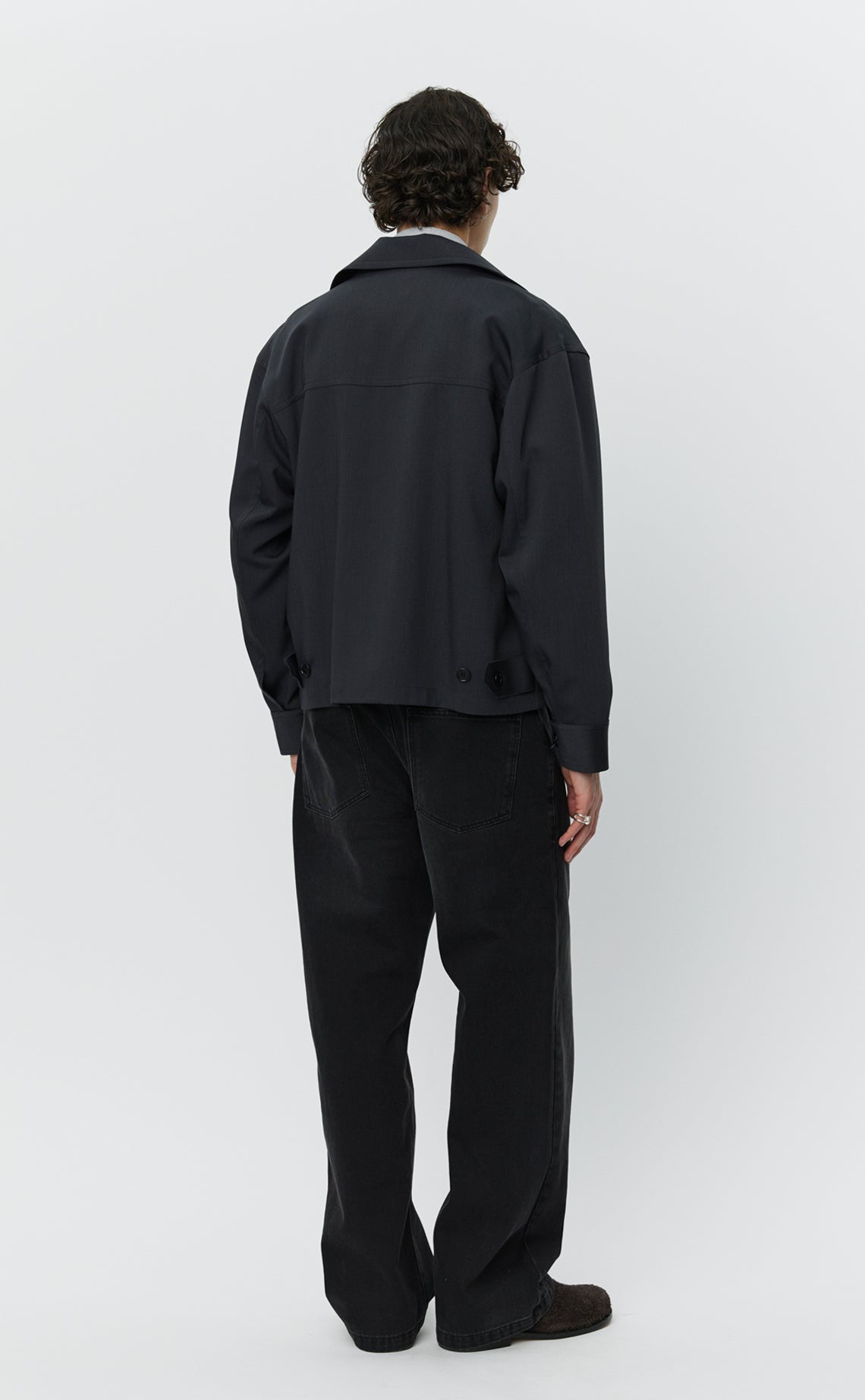MAIL JACKET - Dark Grey Wool MFPEN