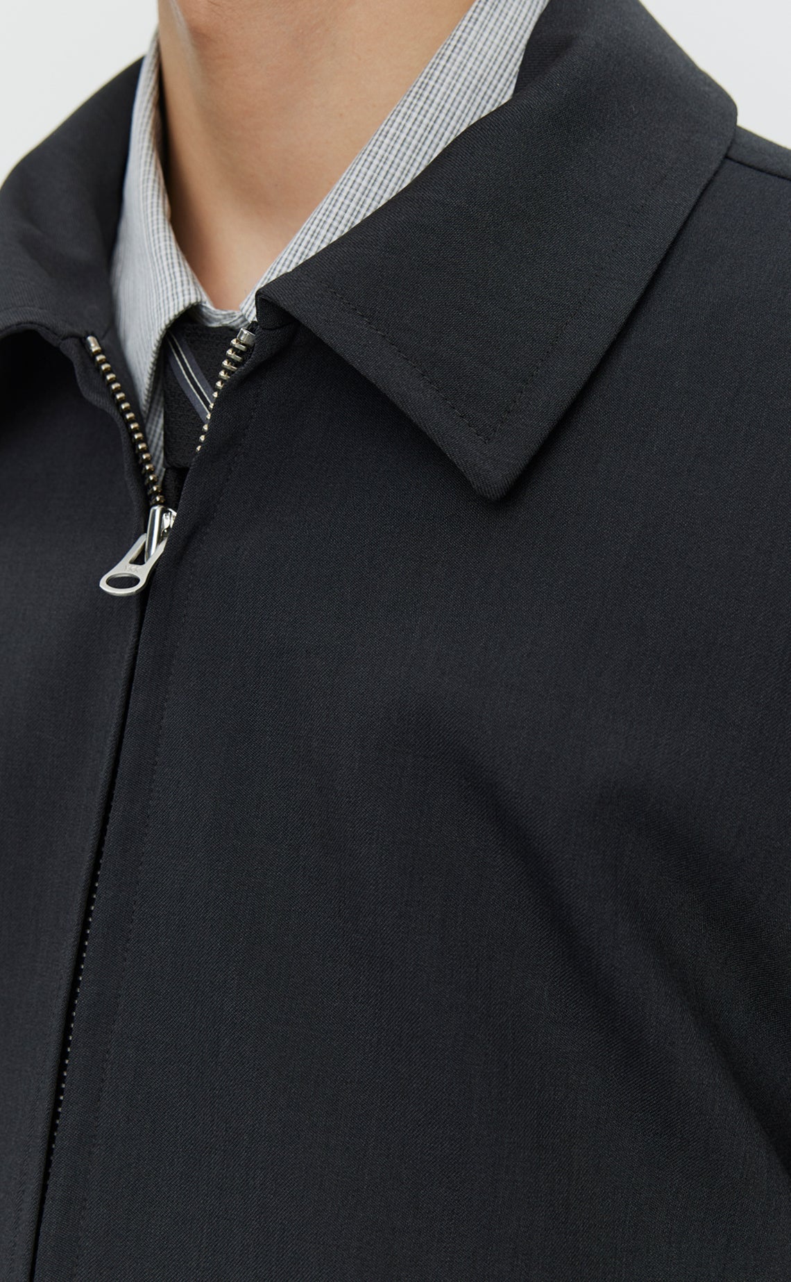 MAIL JACKET - Dark Grey Wool MFPEN