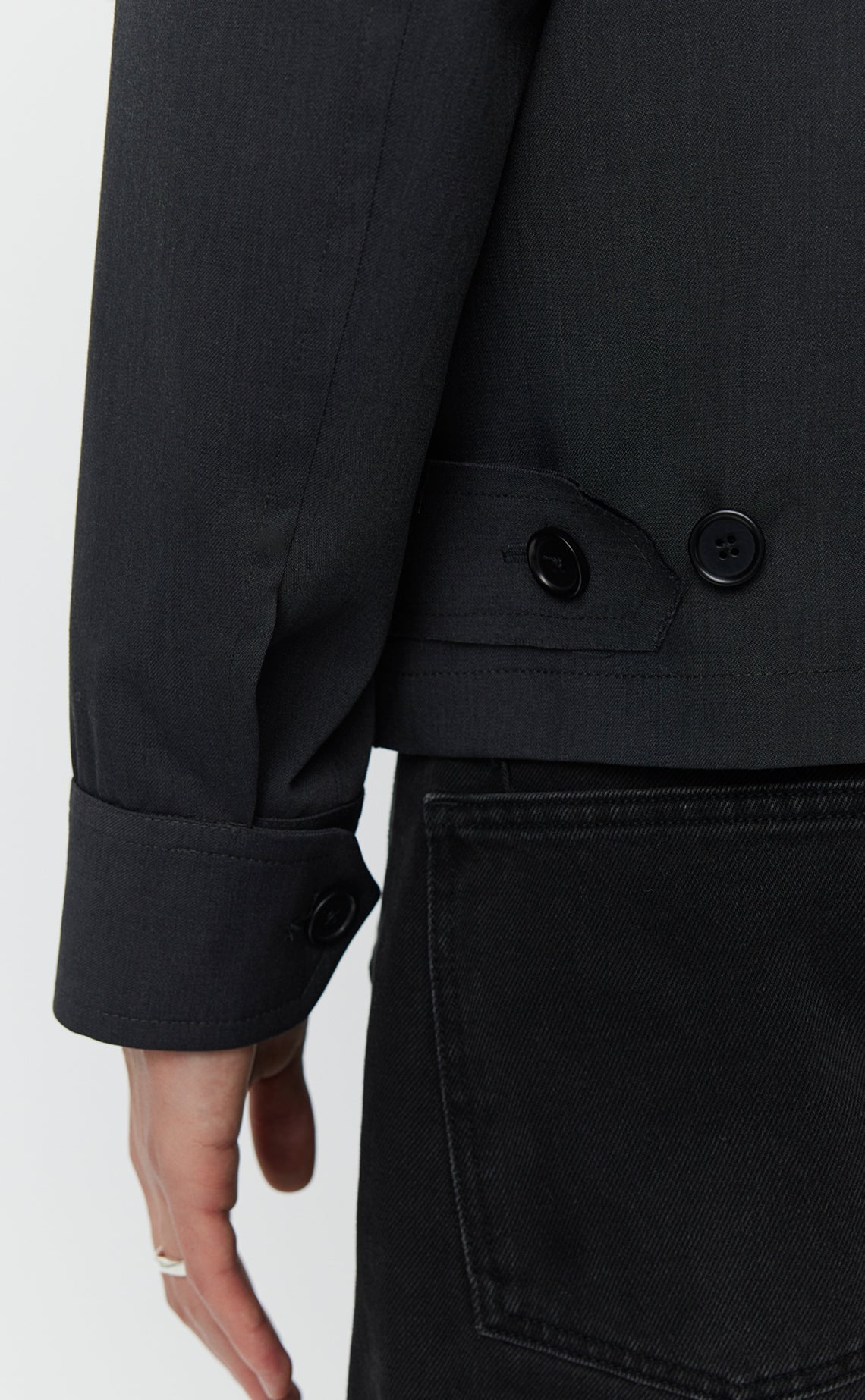 MAIL JACKET - Dark Grey Wool MFPEN