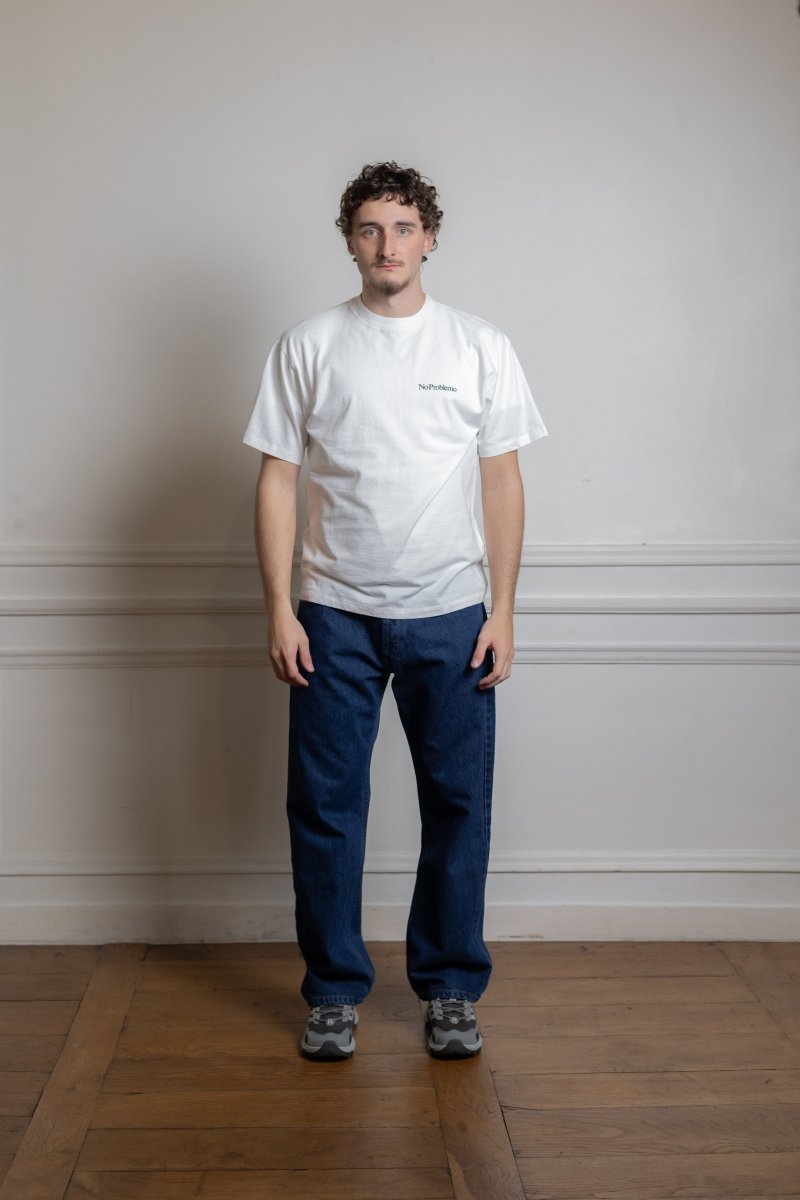 Mannequin portant le t-shirt No Problemo Mini Problemo Ss Tee blanc — photo 1