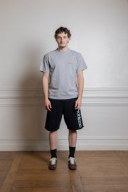 Mannequin portant le t-shirt No Problemo Mini Problemo grey marl en jersey de coton