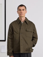 Museum Garments A-2 Military Jacket vert militaire foncé en coton - porté, vue 10