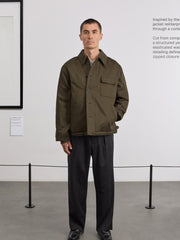 Museum Garments A-2 Military Jacket vert militaire foncé en coton - porté, vue 9