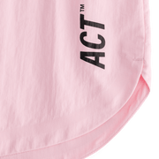SHELLLIGHT SHORT - Rose ACT RUNNING - détail poche zippée