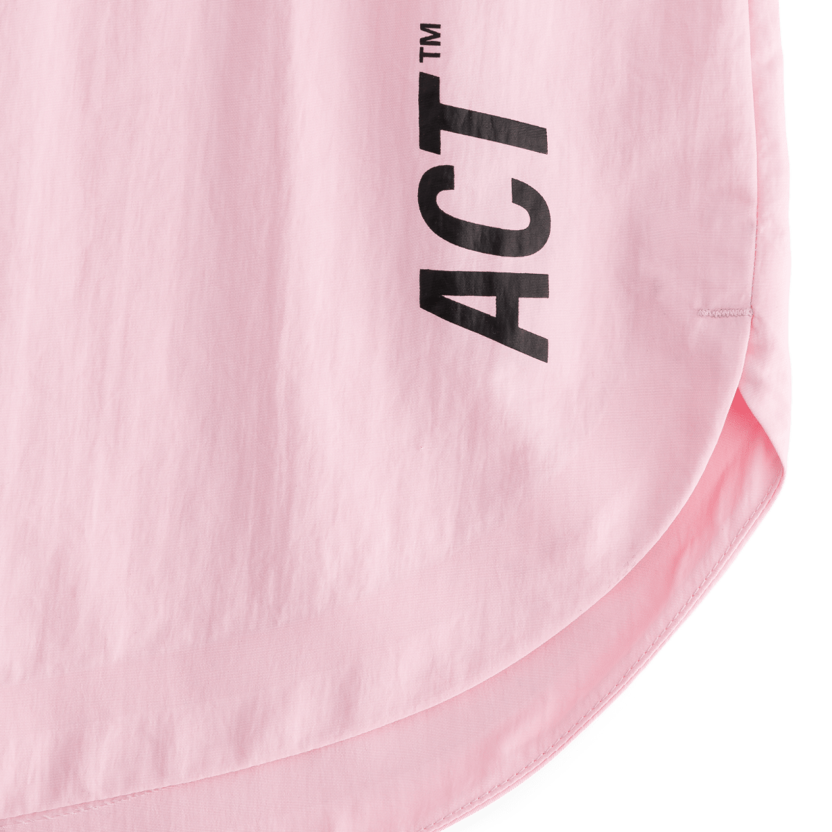 SHELLLIGHT SHORT - Rose ACT RUNNING - détail poche zippée