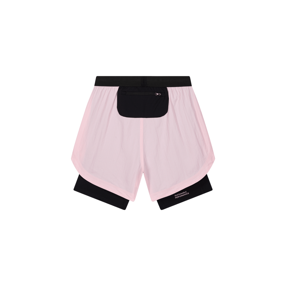 SHELLLIGHT SHORT 2EN1 - Rose ACT RUNNING - vue de dos