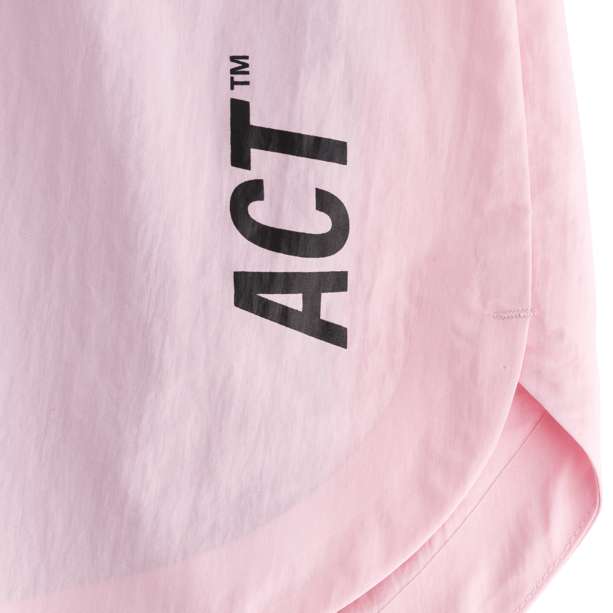 SHELLLIGHT SHORT 2EN1 - Rose ACT RUNNING - détail cuissard intégré