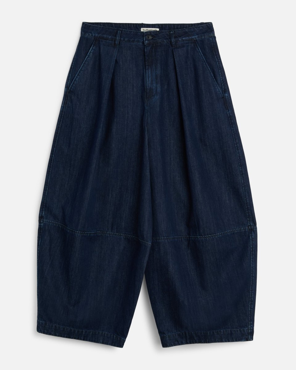 Earth Deadbeat Trouser Indigo YMC - vue de face — photo 5