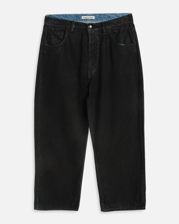 BEZ JEANS COATED - BLACK