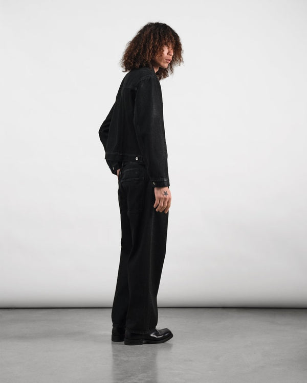BEZ JEANS COATED - BLACK