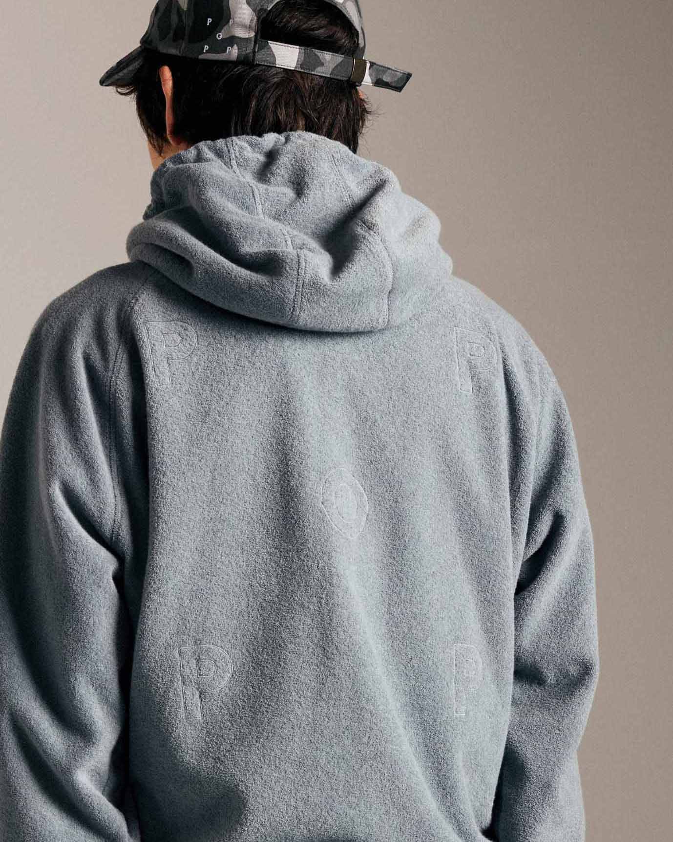 Hoodie Pop Trading Company Outlined Logo Terry Sweat tradewinds porté