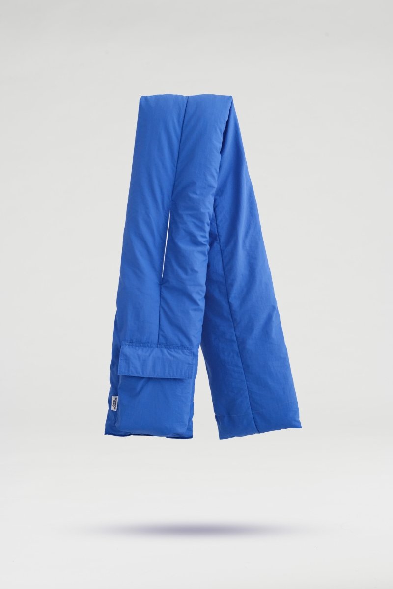 PADDED SCARF - Cobalt blue OLEND - vue de face