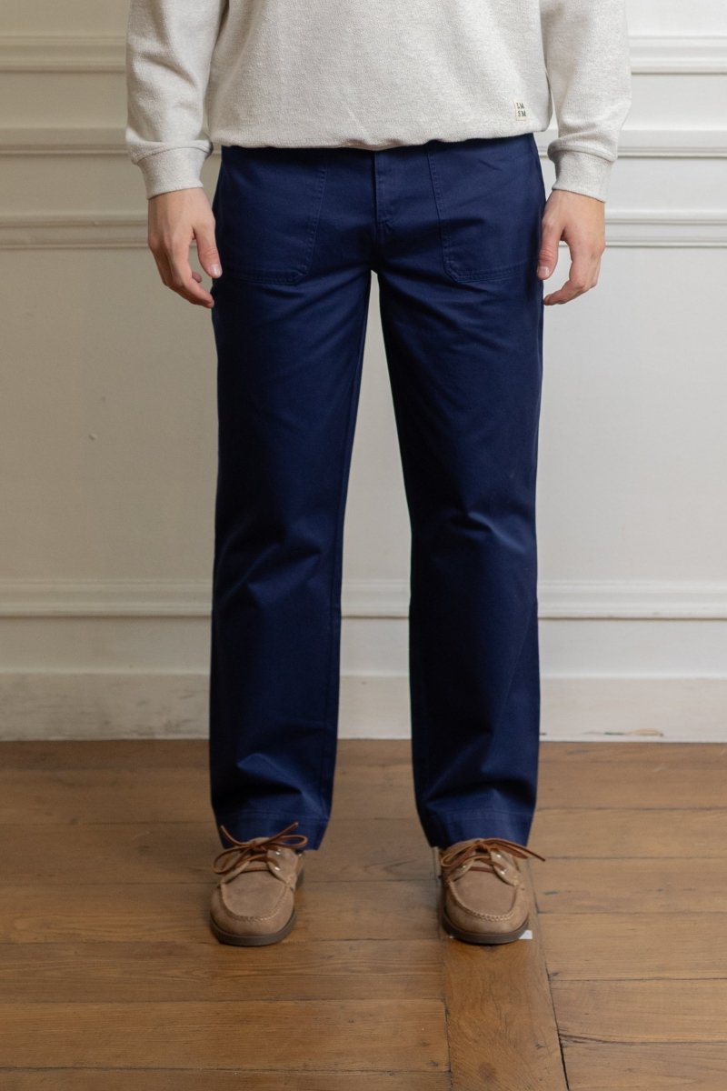Pantalon Le Mont Saint Michel Pascal bleu produit
