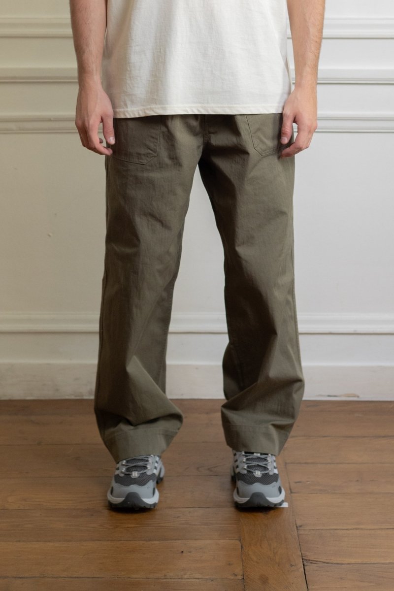 Pantalon khaki Kappy Fatigue CN coton-nylon coupe fatigue relaxed ample unisexe — photo 2