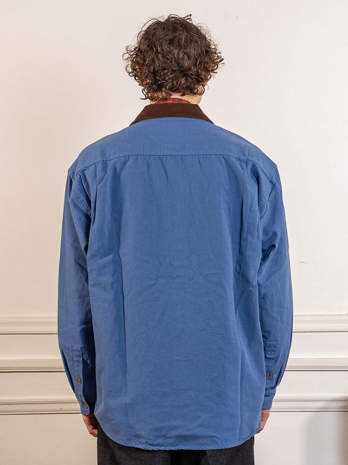 Canvas Work Shirt Jacket Blue