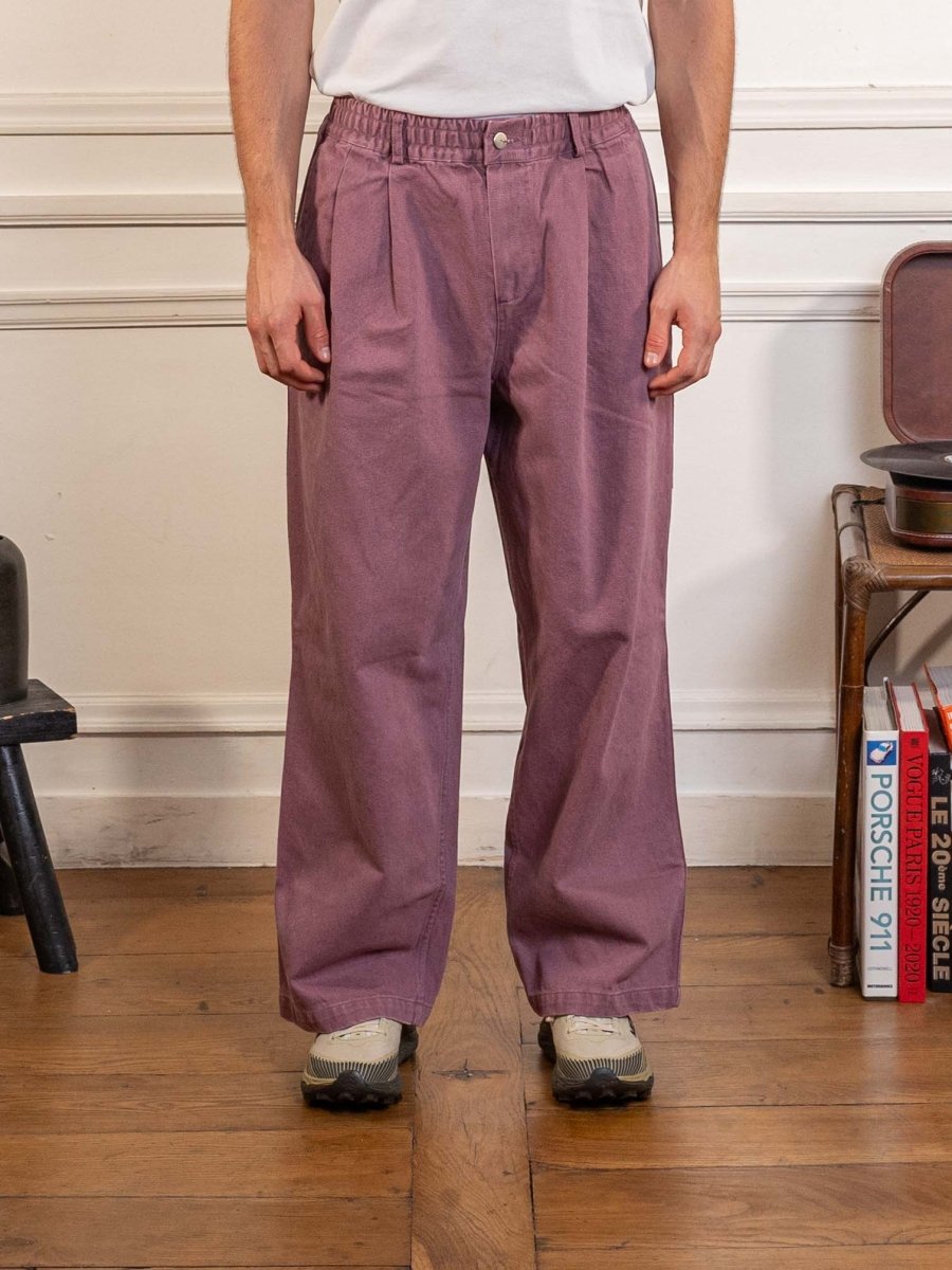 Two Tuck Wide Kation Pants Purple