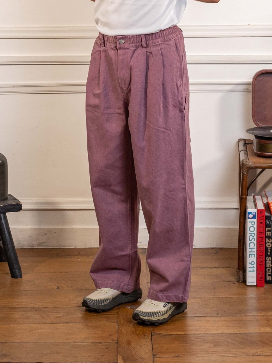 Two Tuck Wide Kation Pants Purple