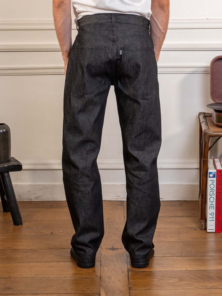 BEZ JEANS SELVEDGE - BLACK