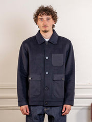 VERDADERO - DOUBLE FACE JACKET - Navy