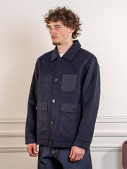 VERDADERO - DOUBLE FACE JACKET - Navy
