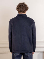 VERDADERO - DOUBLE FACE JACKET - Navy