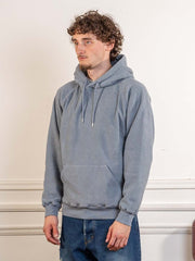 outlined logo hooded terry sweat - tradewinds