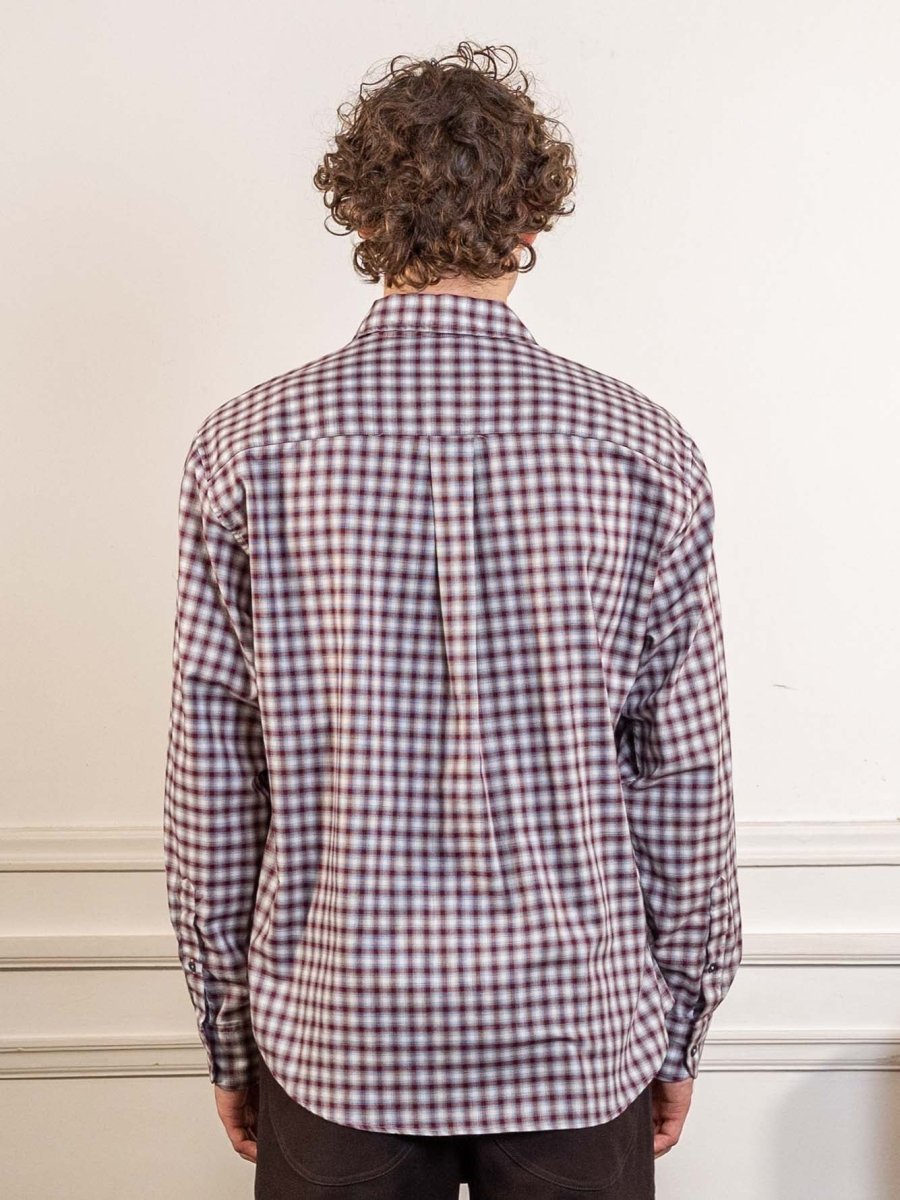 FIND SHIRT - WHITE / GREY / RED CHECK