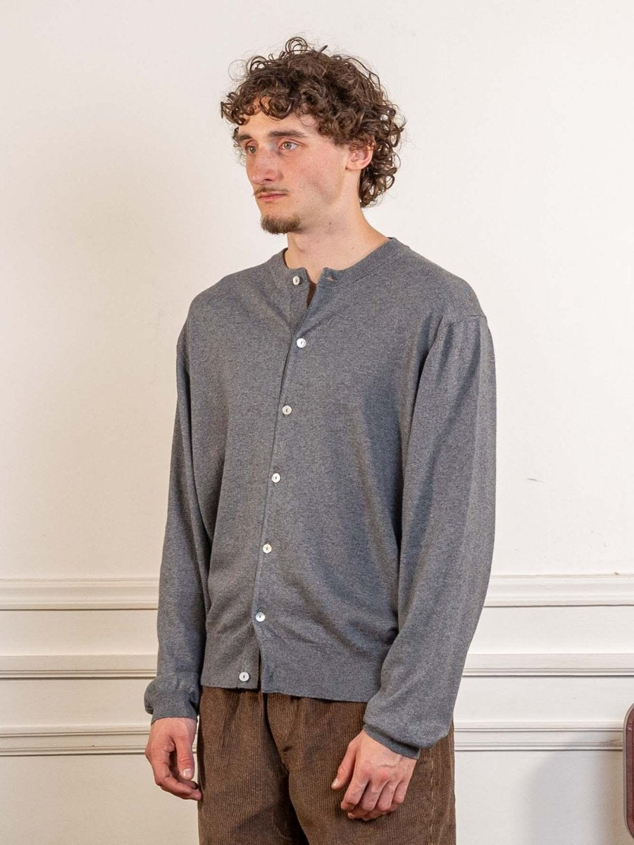 ANOTHER CARDIGAN 2.0, DARK GREY MELANGE