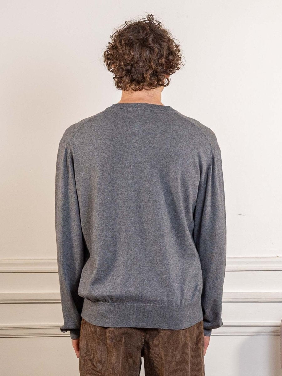 ANOTHER CARDIGAN 2.0, DARK GREY MELANGE