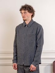 ANOTHER OVERSHIRT 1.0 JPN, GREY/BLACK STRIPE