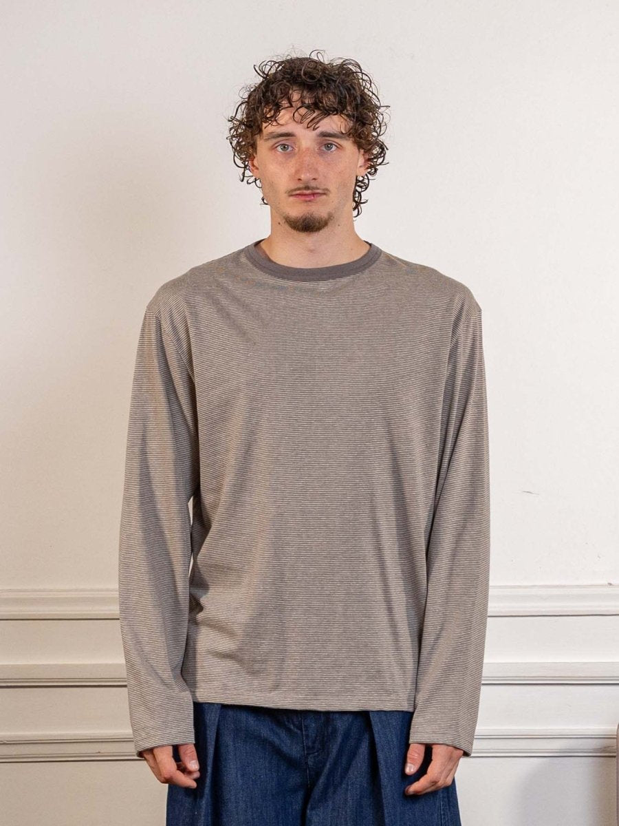 ANOTHER T-SHIRT 3.0 JPN, GREY STRIPE