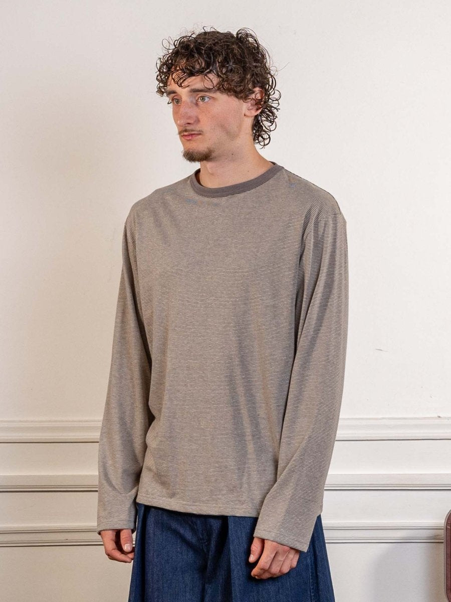 ANOTHER T-SHIRT 3.0 JPN, GREY STRIPE