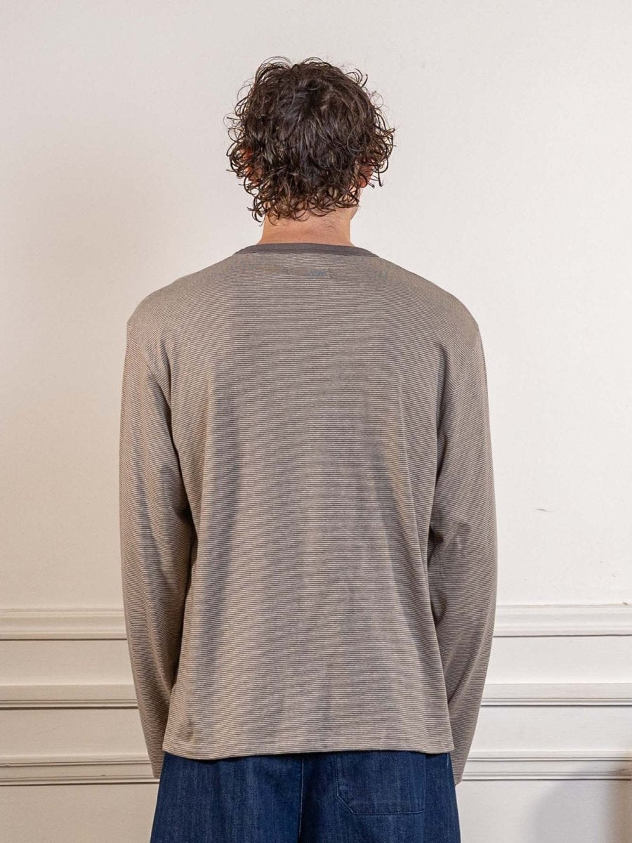 ANOTHER T-SHIRT 3.0 JPN, GREY STRIPE
