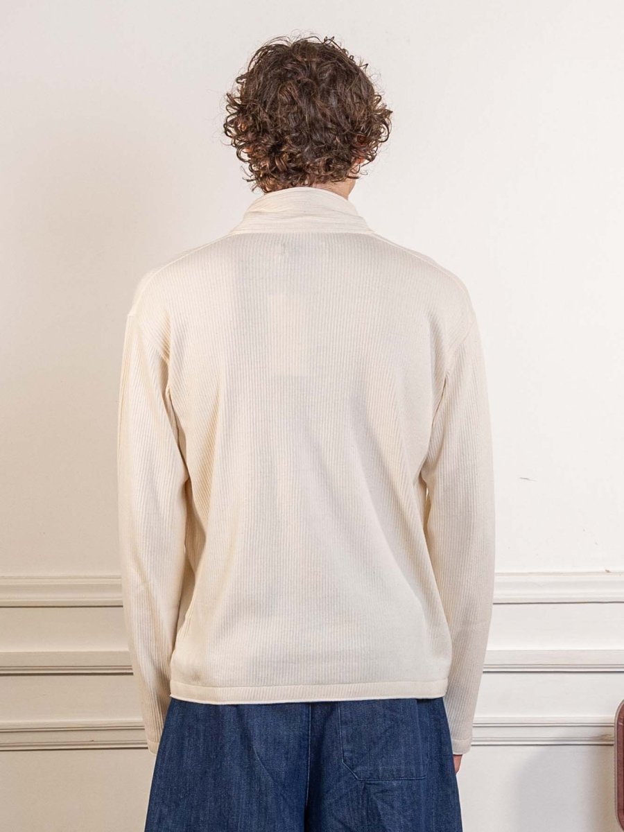 ANOTHER ZIP SWEAT 1.0 JPN, ECRU