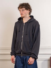 ANOTHER ZIP HOODIE 1.0, JET BLACK