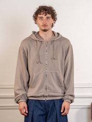 ANOTHER ZIP HOODIE 1.0, KHAKI