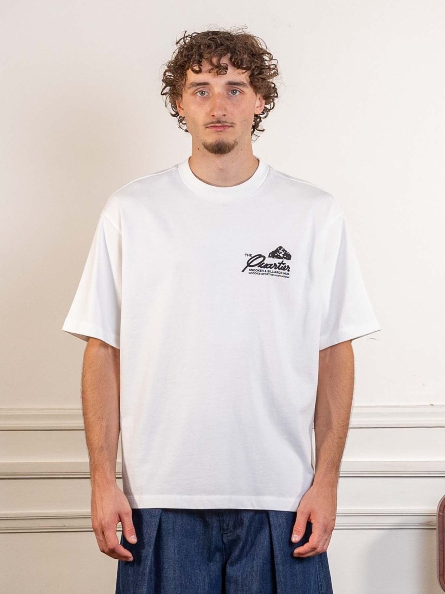 Snooker White Tee