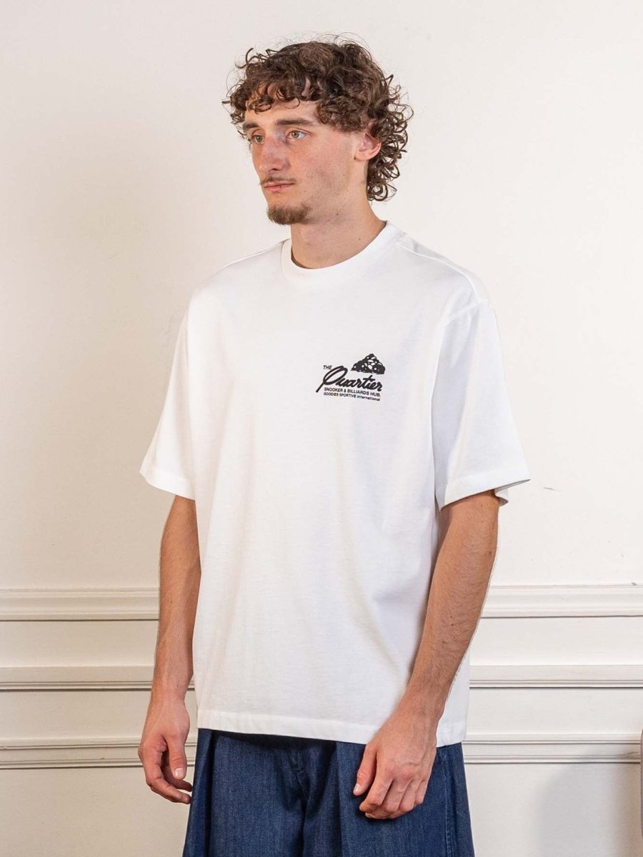 Snooker White Tee