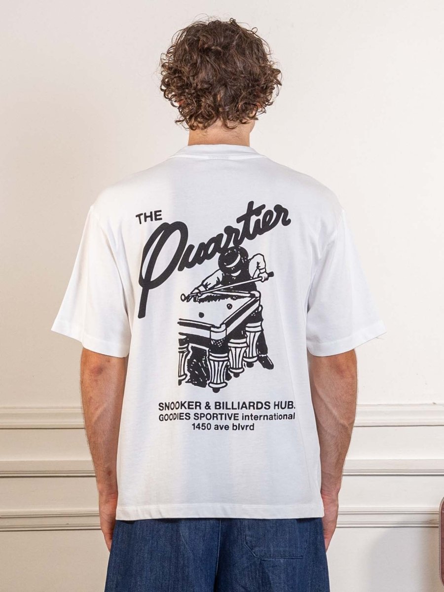 Snooker White Tee