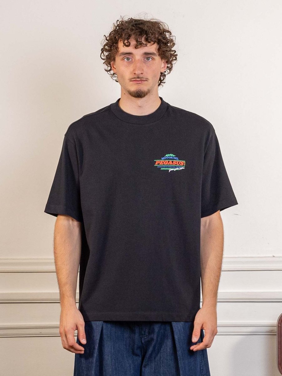 Motor Oil Black Tee